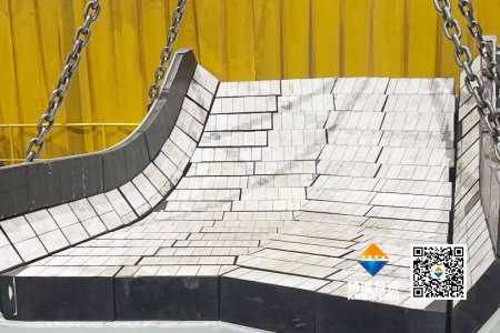 迅速响应！bifa必发特瓷2小时内赴现场解决矿山料斗ZTA陶瓷衬板装置难题