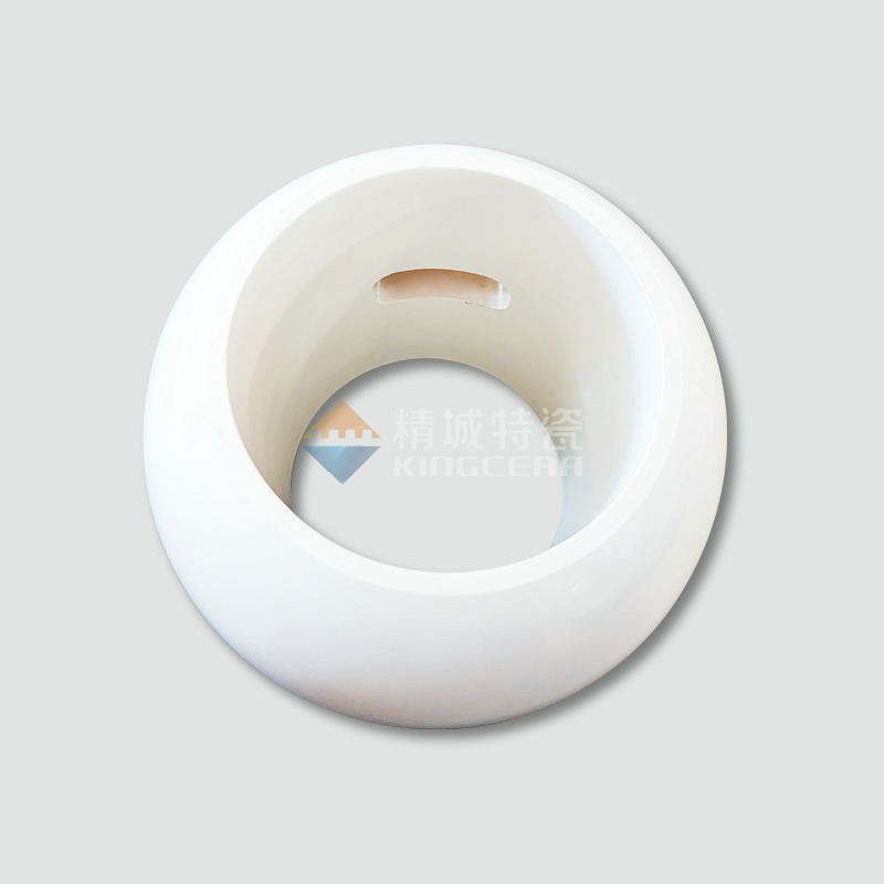 氧化铝陶瓷球阀芯_Al2O3球体O型球芯