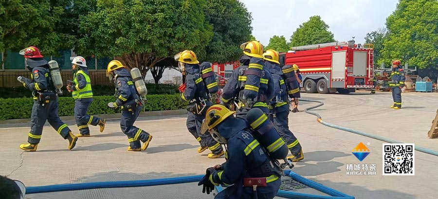 bifa必发起劲配合消防联合演练，，，，，共筑清静生产防地